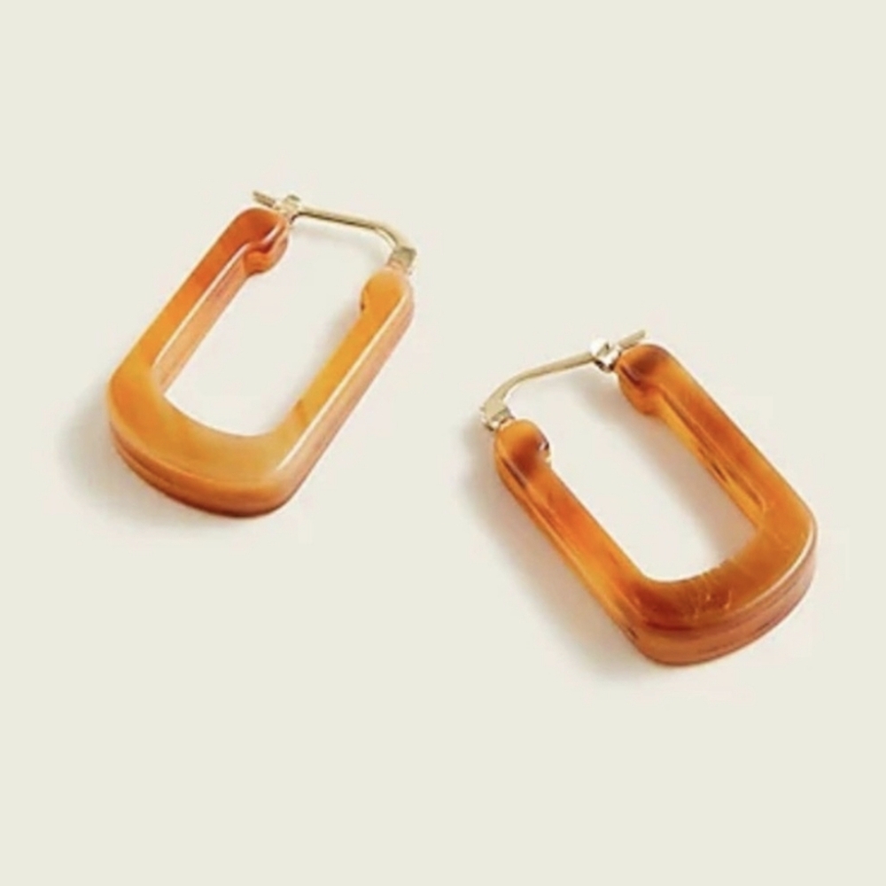 NWT JCrew Made In Italy Hoop Earrings